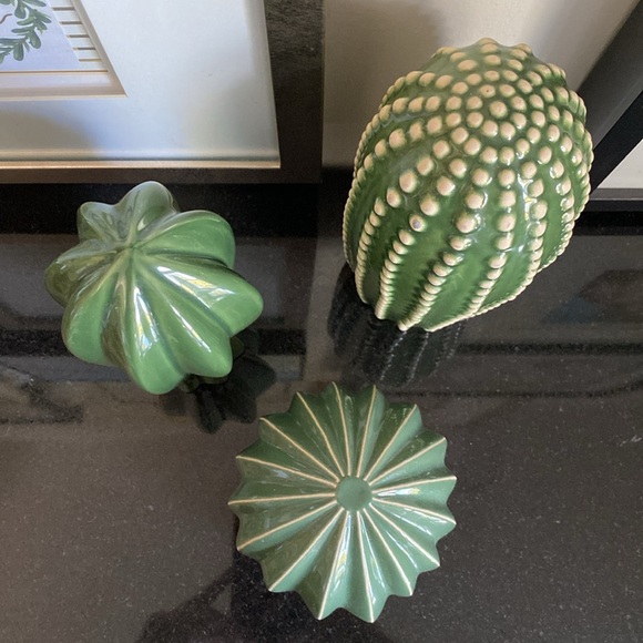 Ikea cactus 🌵 SJÄLSLIGT stoneware pottery set of 3 - Picture 3 of 17